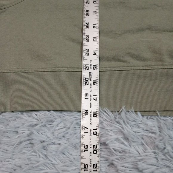 Calvin Klein Womens Sweatshirt Green XL‎ Performance Crop Workout Athletic - Picture 6 of 10
